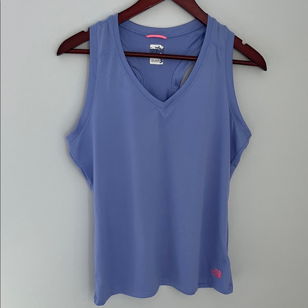 The North Face Lavender V-Neck Performance Tank Top